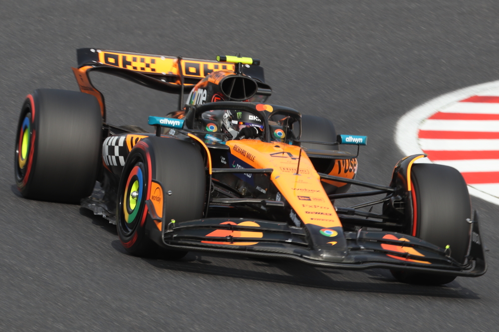 ランド・ノリス　鈴鹿サーキット 2025 F1 日本GP ヘアピンコーナー