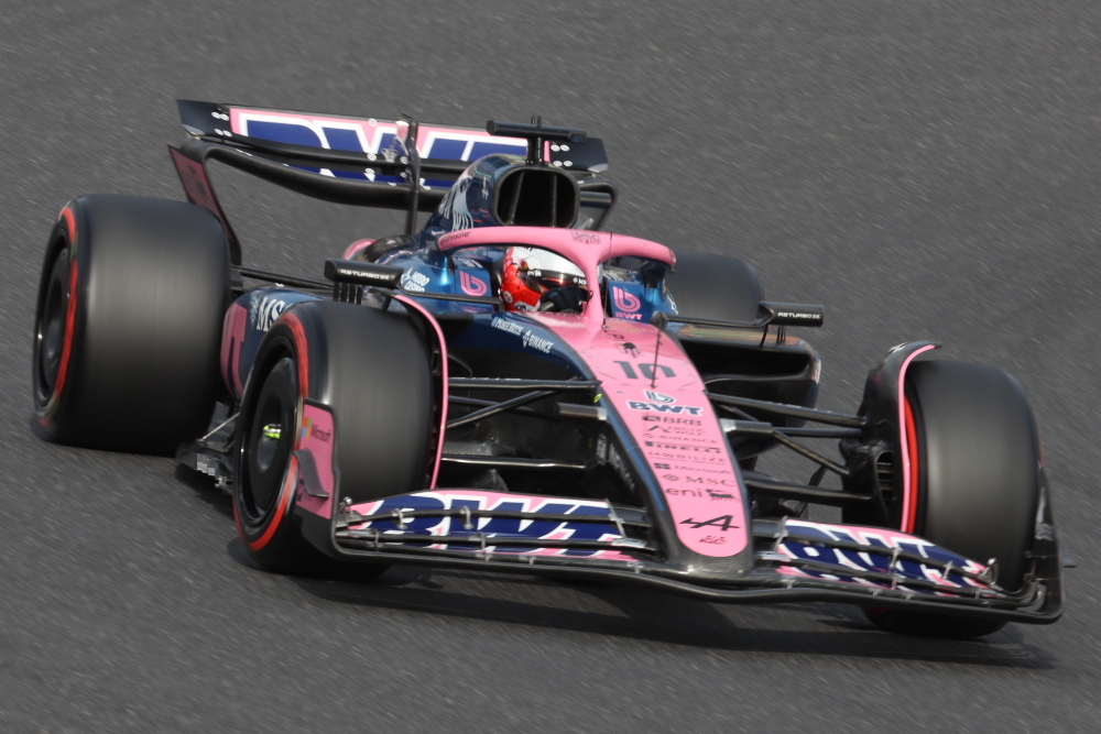 ピエール・ガスリー　BWT ALPINE F1 TEAM　鈴鹿サーキット 2024 F1 日本GP ヘアピンコーナー