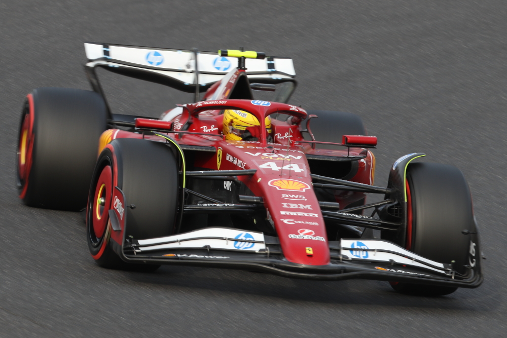 ルイス・ハミルトン 2025 F1 日本GP 鈴鹿サーキット　ヘアピンコーナー