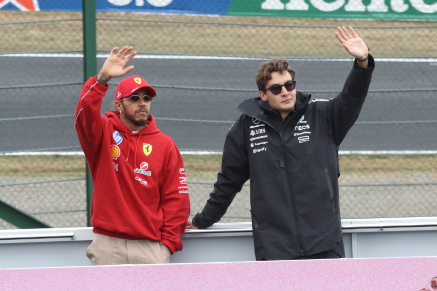ルイス・ハミルトン 2025 F1 日本GP 鈴鹿サーキット　ヘアピンコーナー