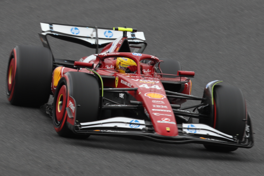 ルイス・ハミルトン 2025 F1 日本GP 鈴鹿サーキット　ヘアピンコーナー