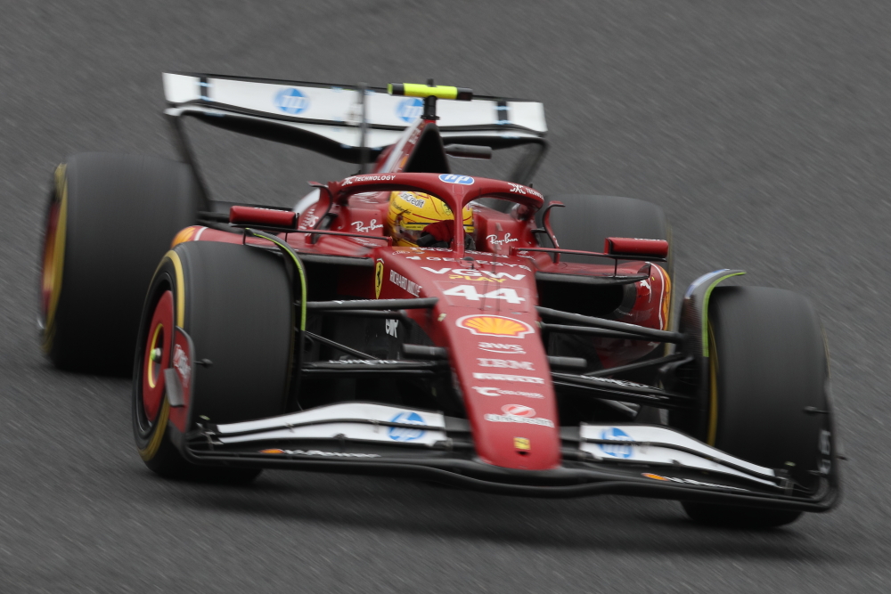 ルイス・ハミルトン 2025 F1 日本GP 鈴鹿サーキット　ヘアピンコーナー