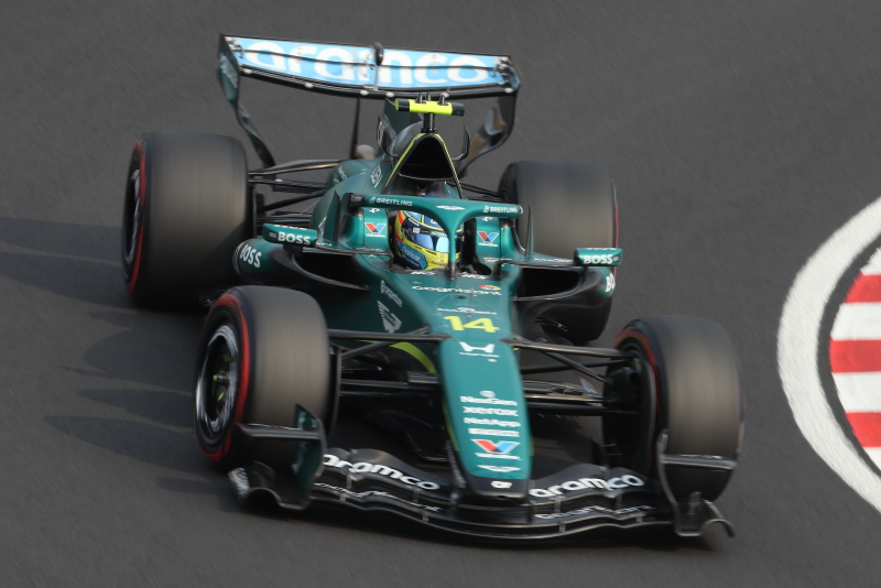 フェルナンド・アロンソ　ASTON MARTIN  2026 F1 日本GP 鈴鹿サーキット　ヘアピンコーナー