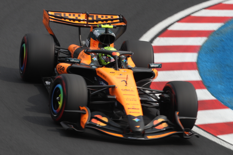 ランド・ノリス　鈴鹿サーキット 2026 F1 日本GP ヘアピンコーナー