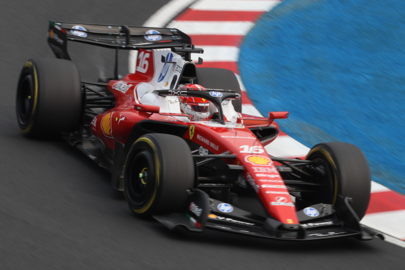 シャルル・ルクレール　2026 F1 日本GP 鈴鹿サーキット　ヘアピンコーナー