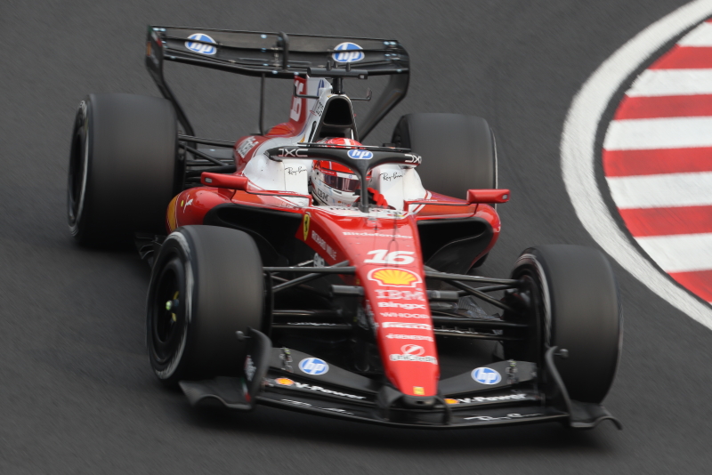 シャルル・ルクレール　2026 F1 日本GP 鈴鹿サーキット　ヘアピンコーナー